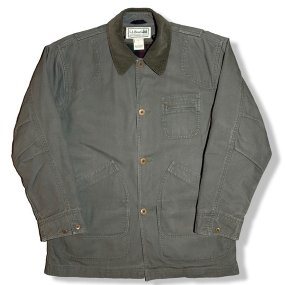 LL Bean Field Coat with Removable Liner - Picture 1 of 9